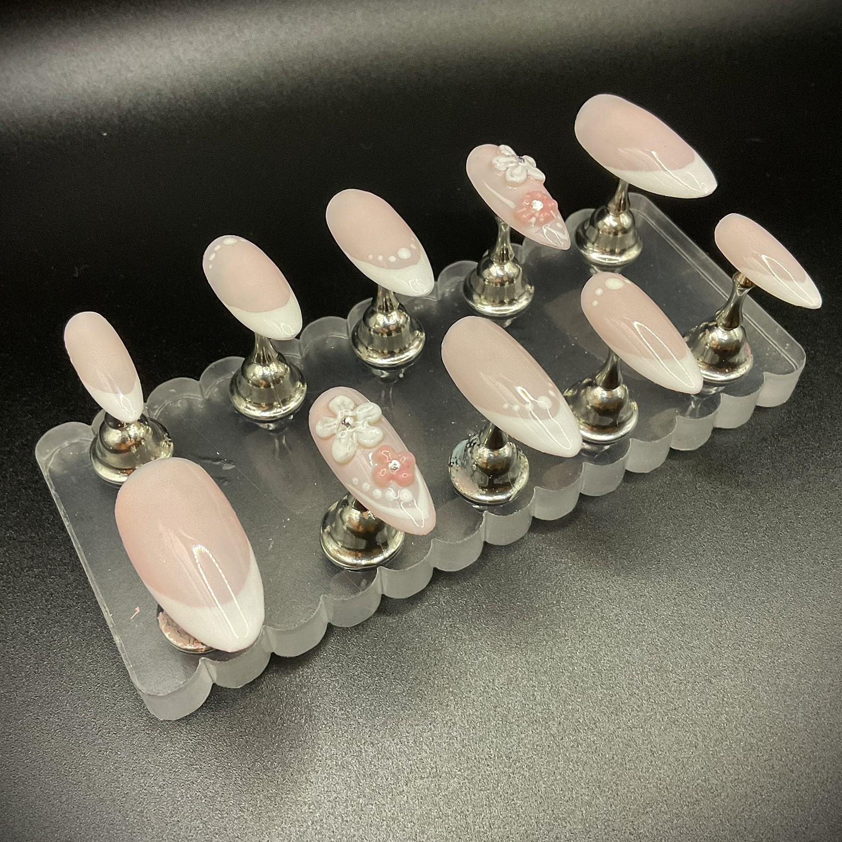 Pretty Pinks - Medium Almond