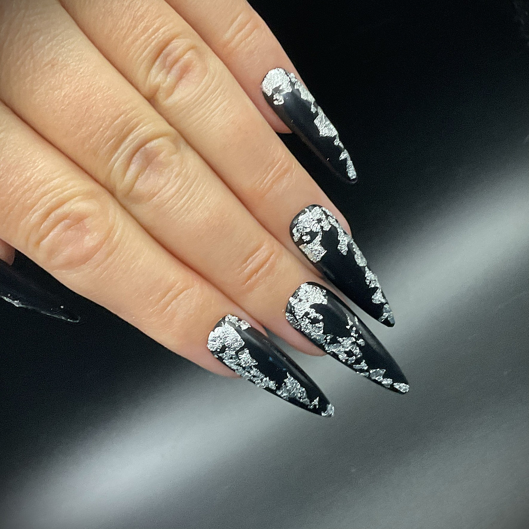 Black Ice - Stiletto Long 