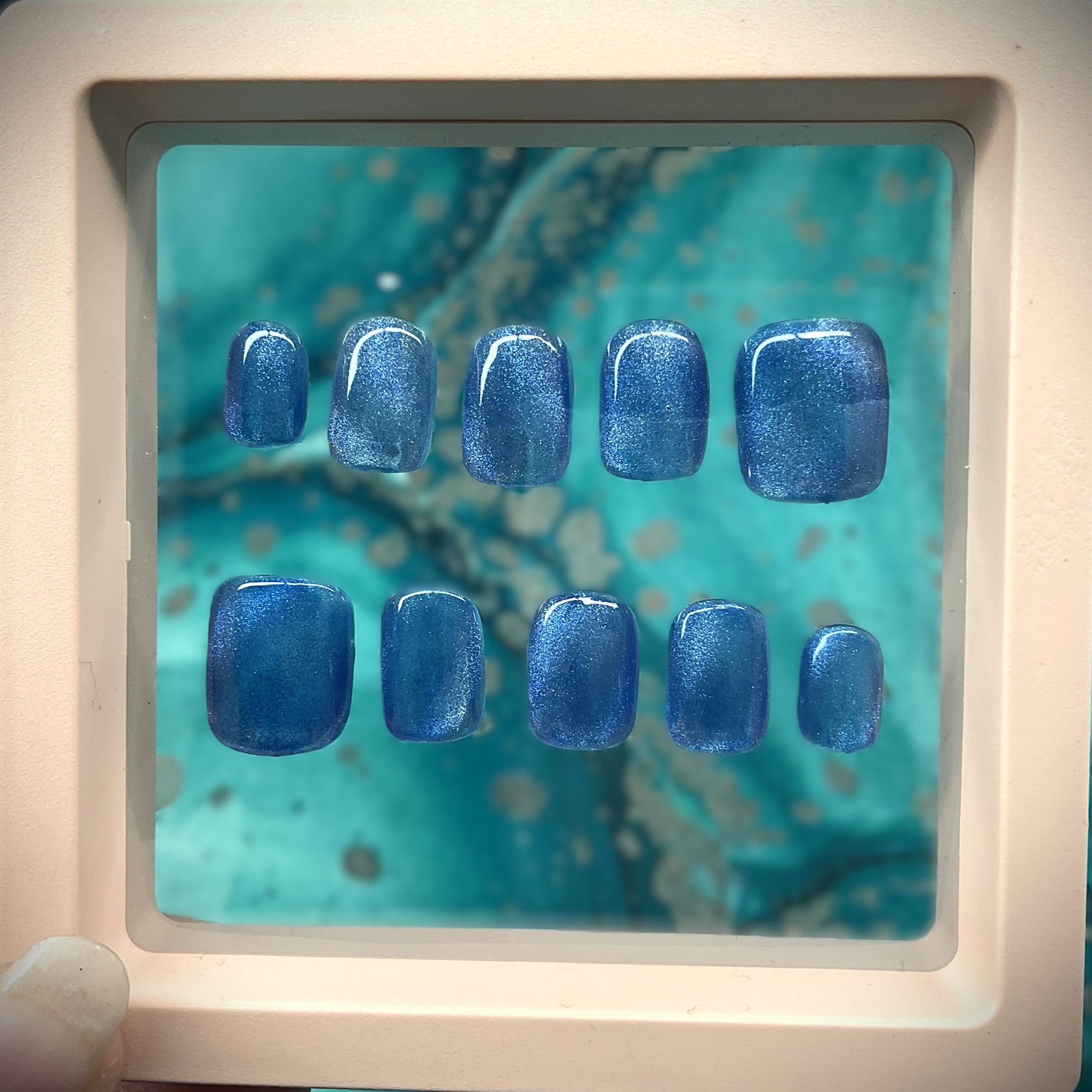 Blue water - Square small