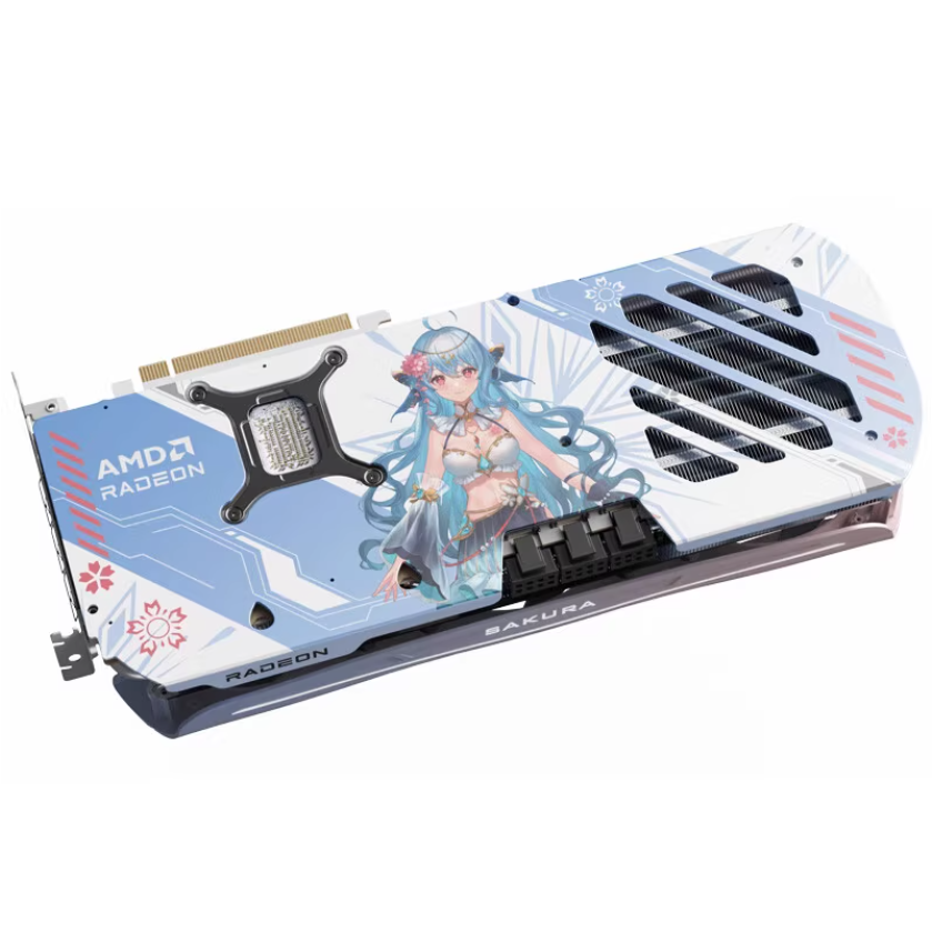 盈通AMD RX9070XT/GRE 16GD樱瞳水着