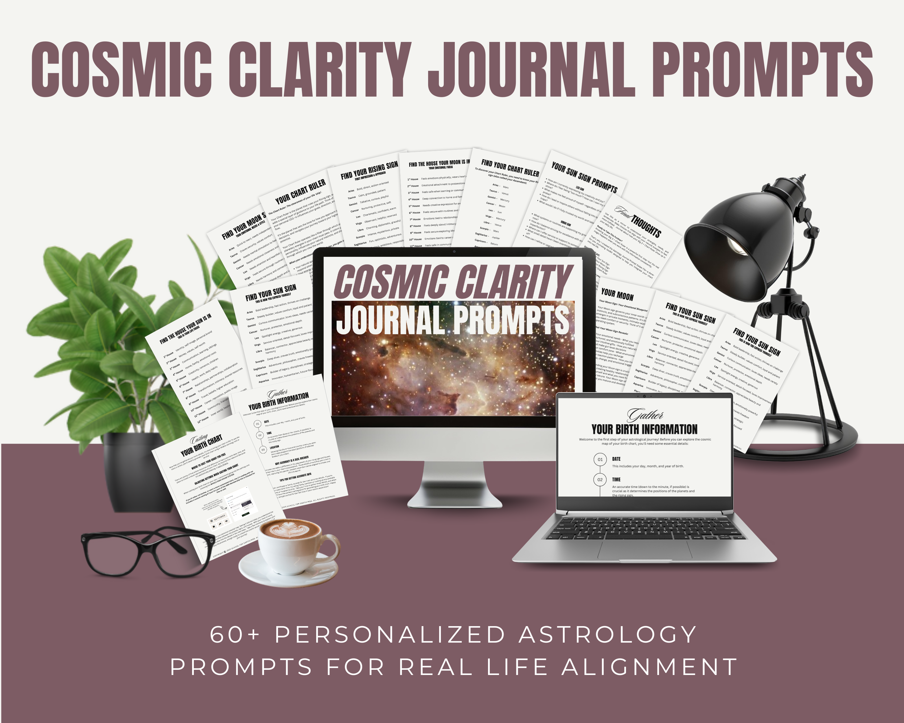 Cosmic Clarity Journal Prompts