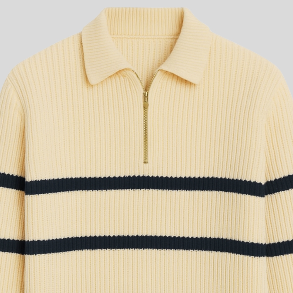 Striped Knit Sweater