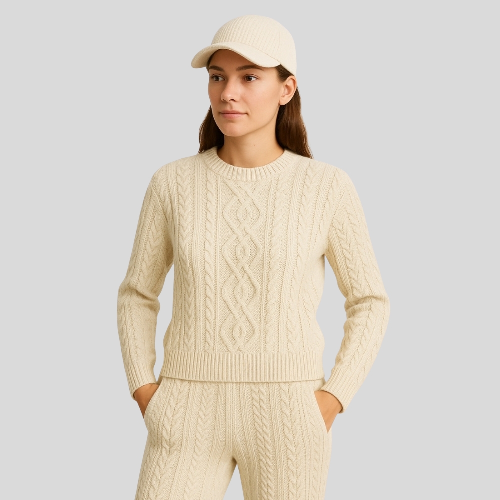 Cable Knitted Tracksuit