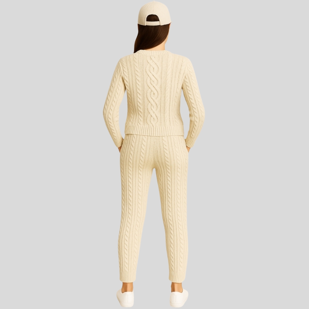 Cable Knitted Tracksuit
