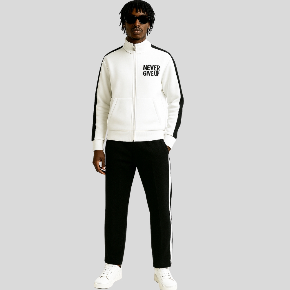 Contrast Tracksuit Set