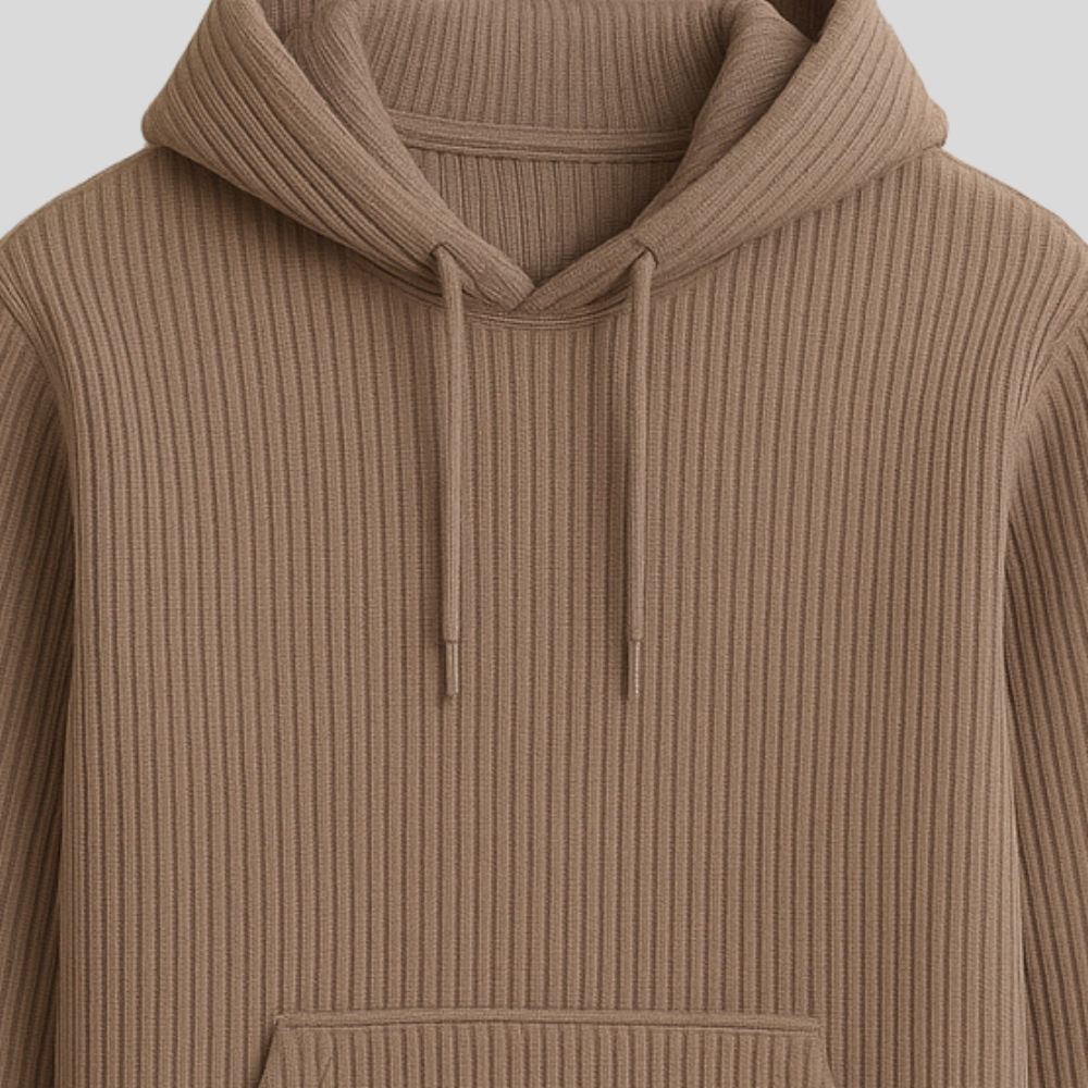Ribbed Hoodie