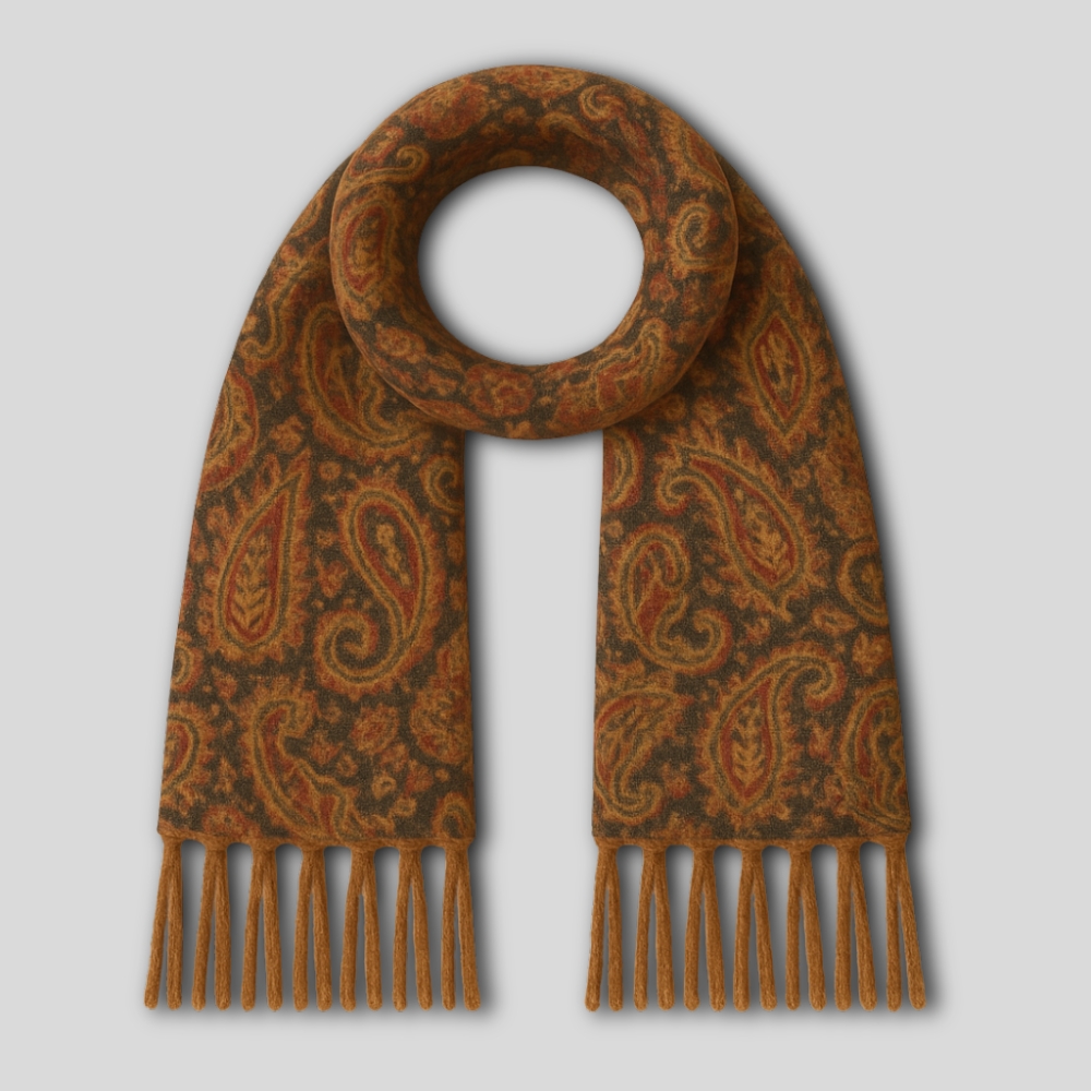 Paisley Wool Muffler