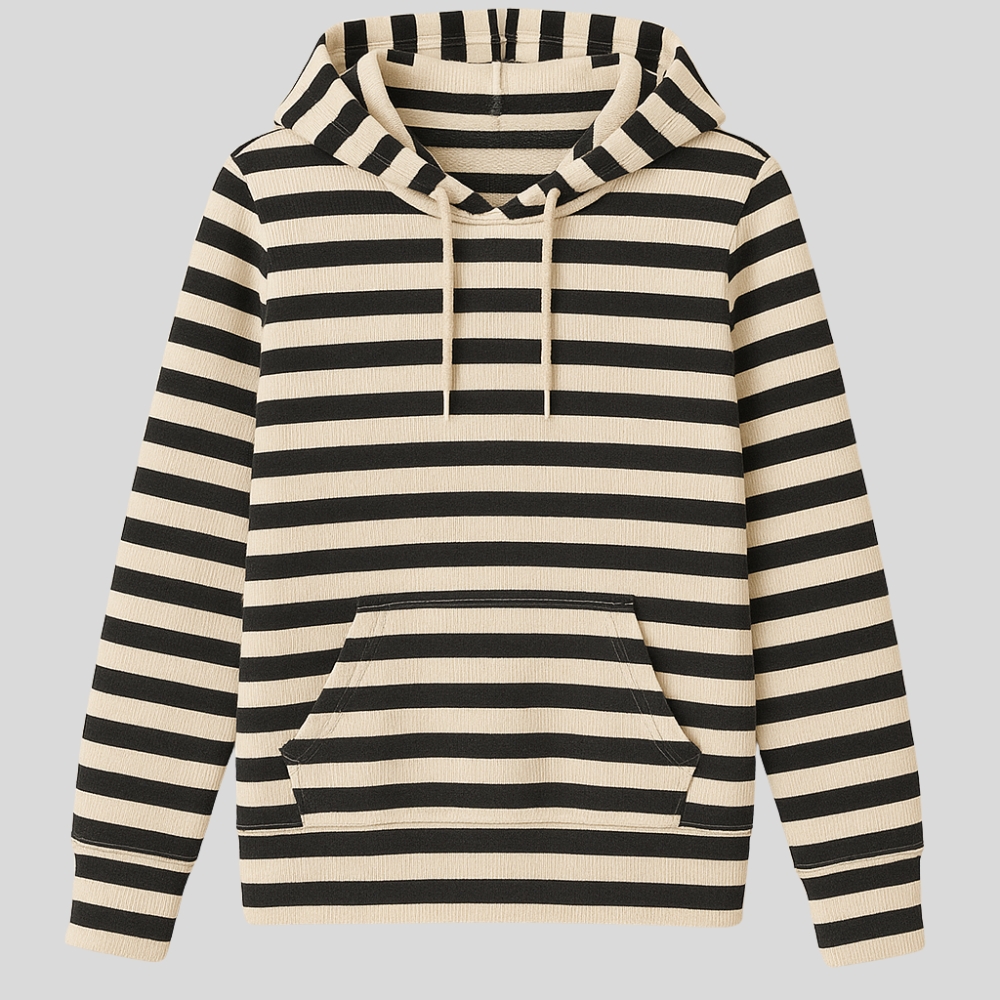 Striped hoodie