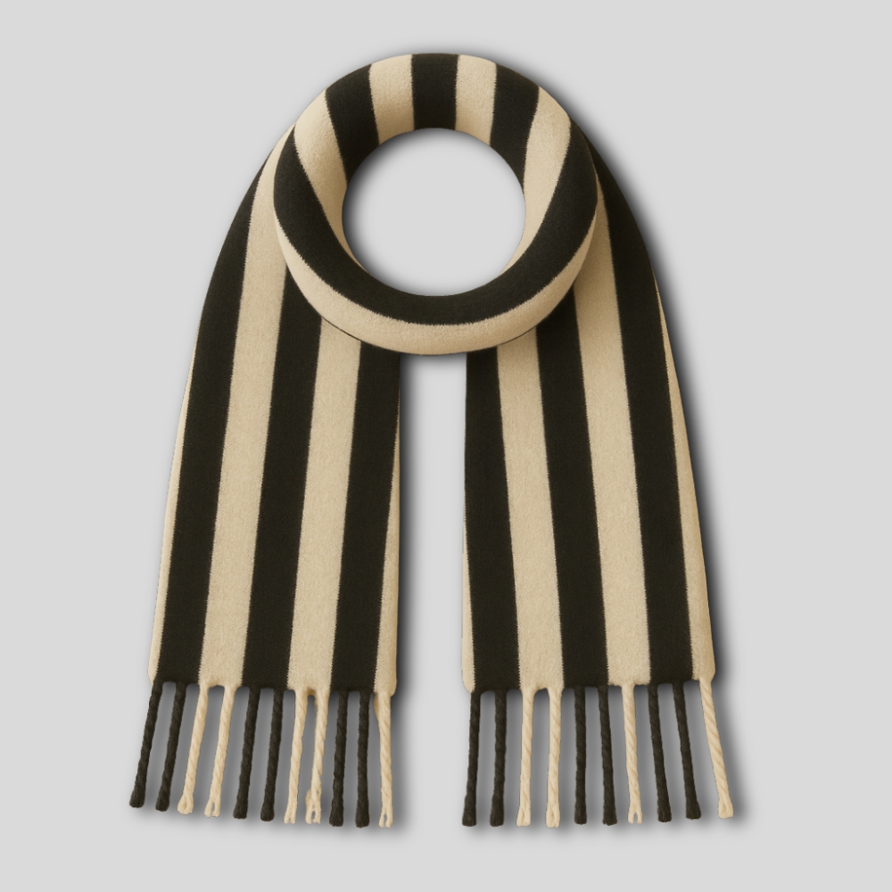 Striped Wool Muffler