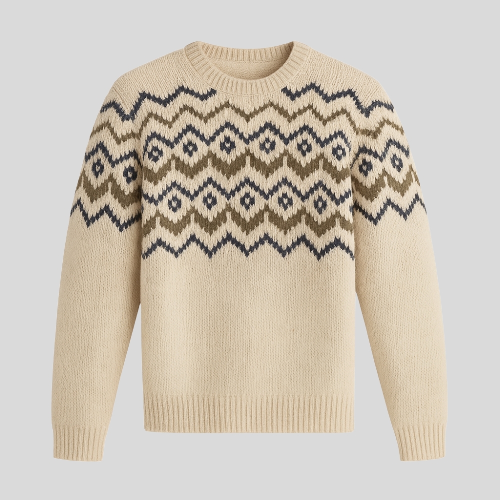 Fair Isle Knit Sweater