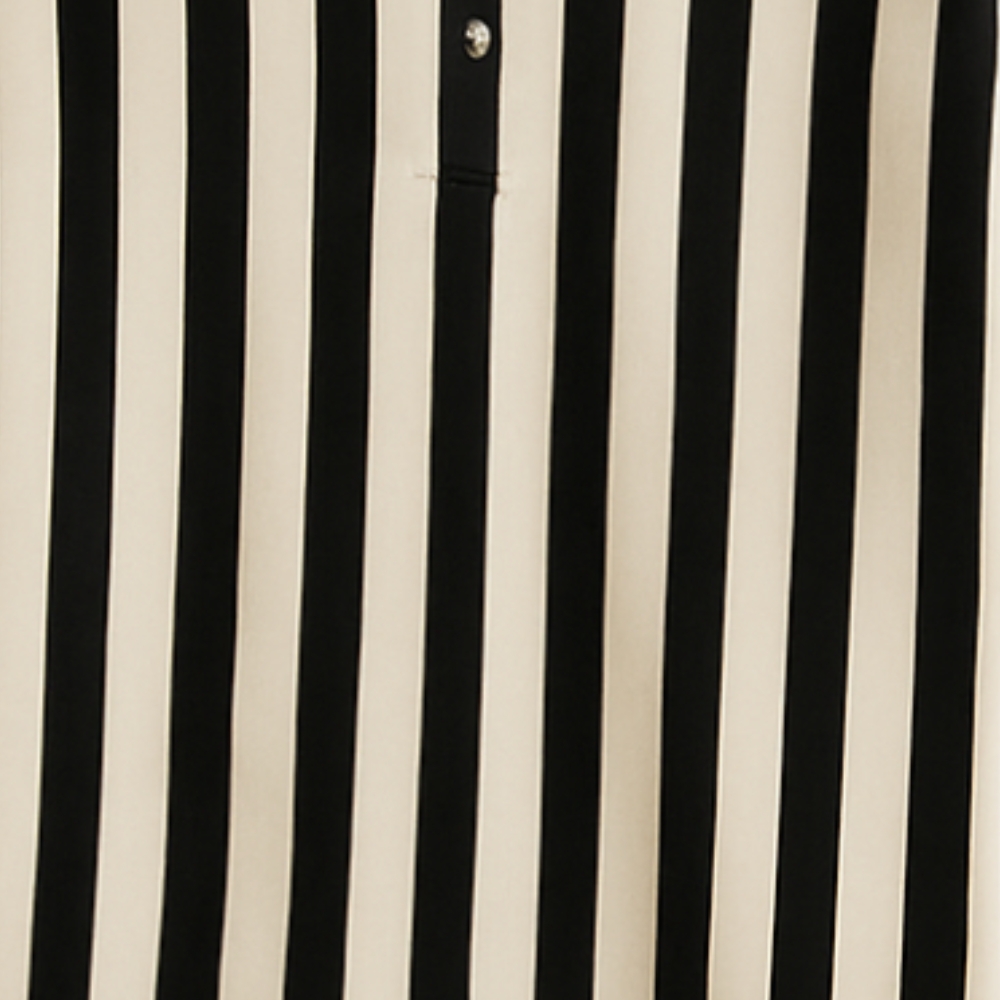 Striped Polo Shirt and Shorts Set