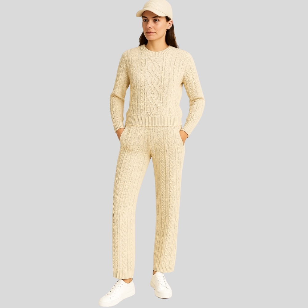 Cable Knitted Tracksuit
