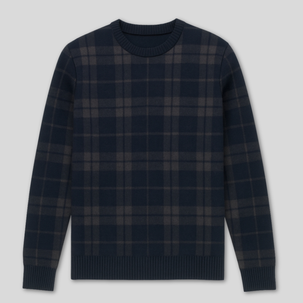 Men's Plaid Sweater