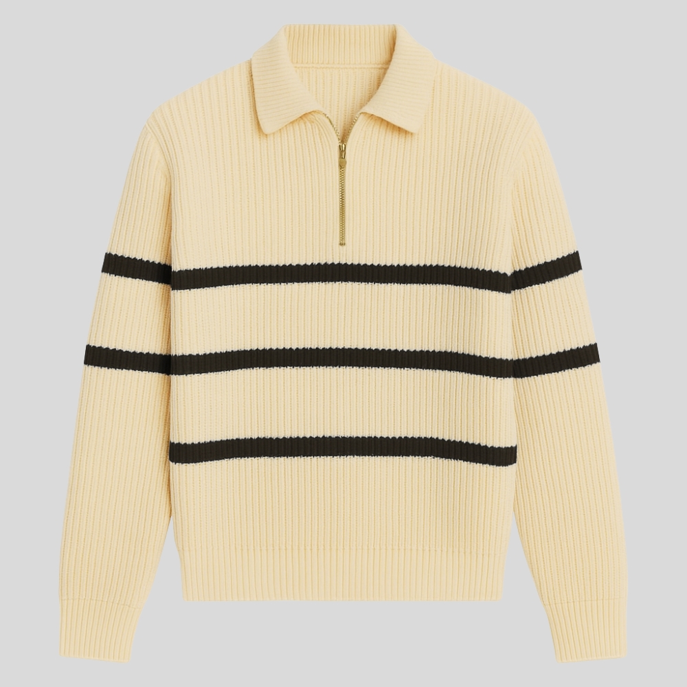 Striped Knit Sweater