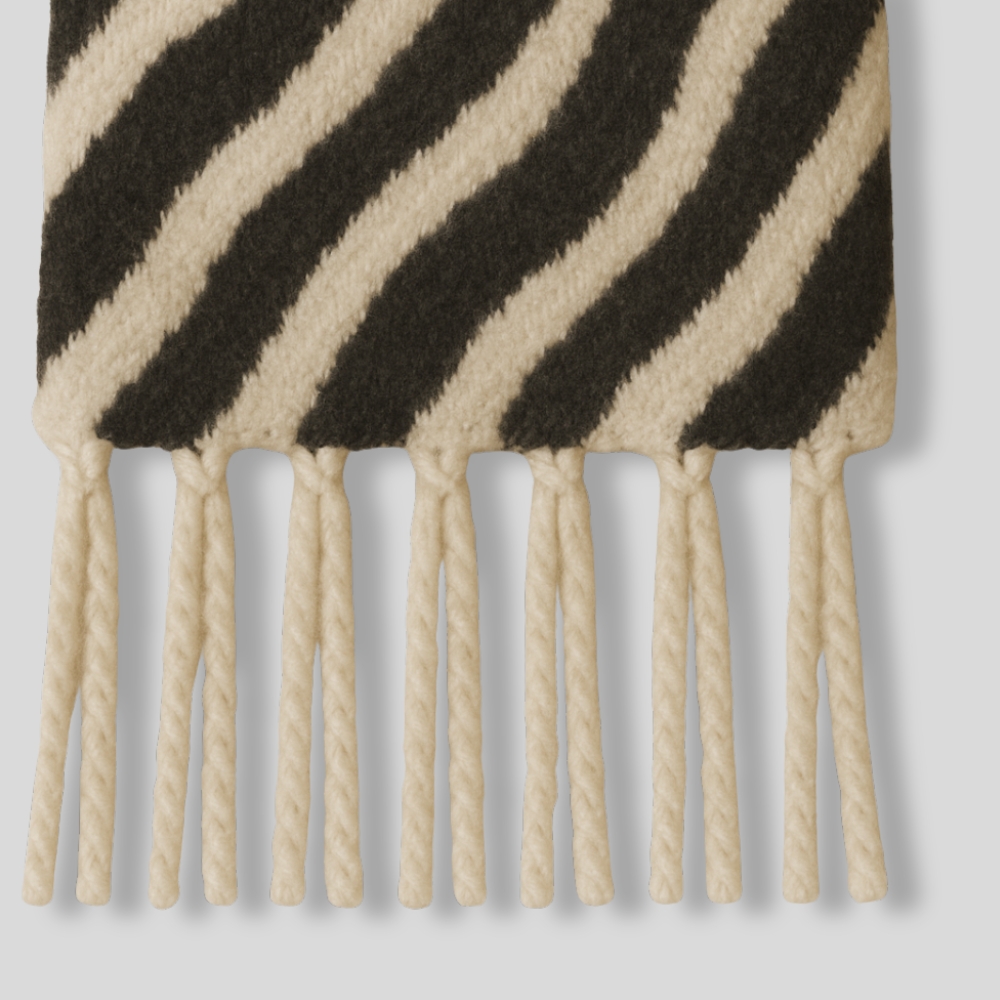 Zebra Print Scarf