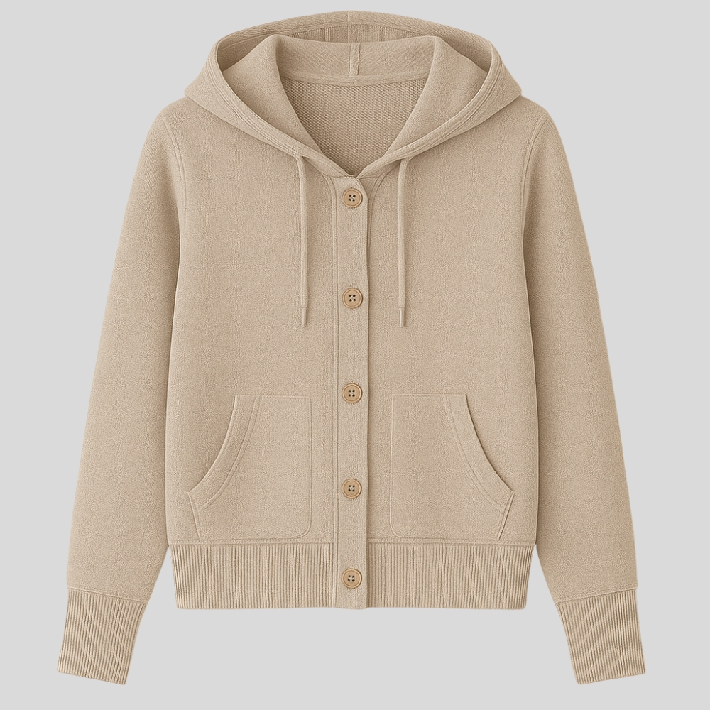 Knit Hoodie Cardigan