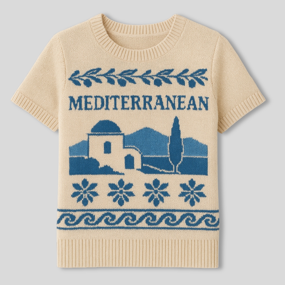 Mediterranean Knit T Shirt