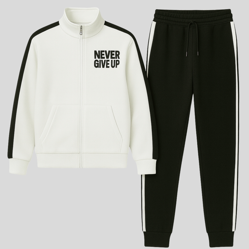 Contrast Tracksuit Set