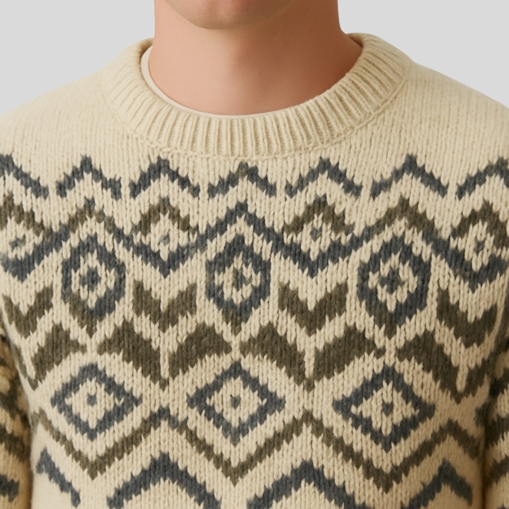 Fair Isle Knit Sweater