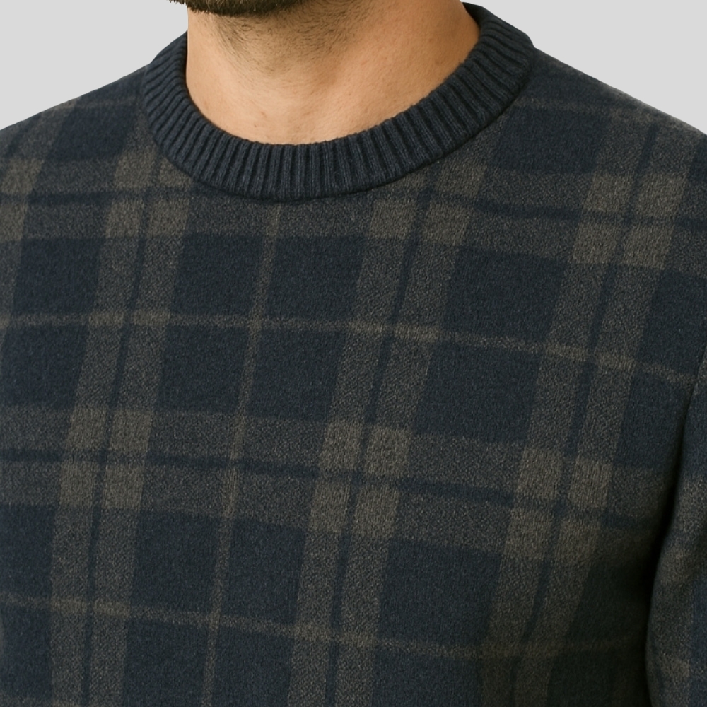 Men's Plaid Sweater