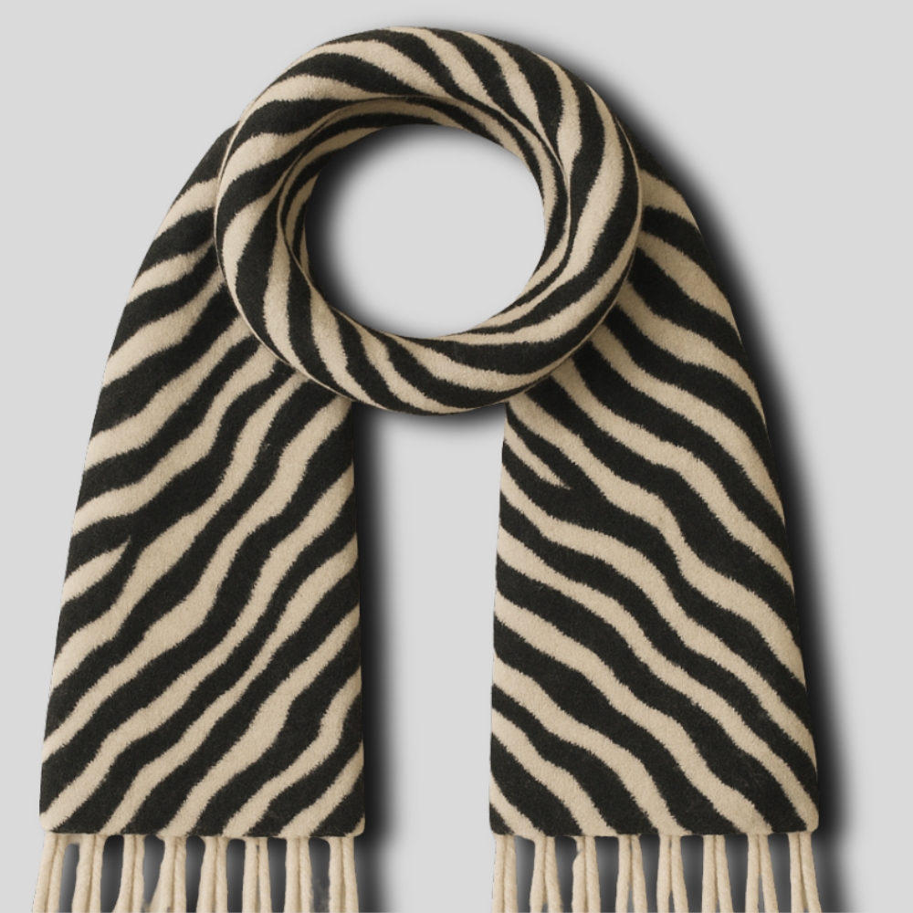 Zebra Print Scarf