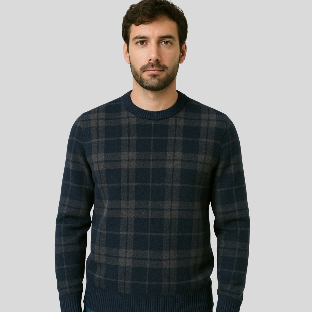 Men's Plaid Sweater