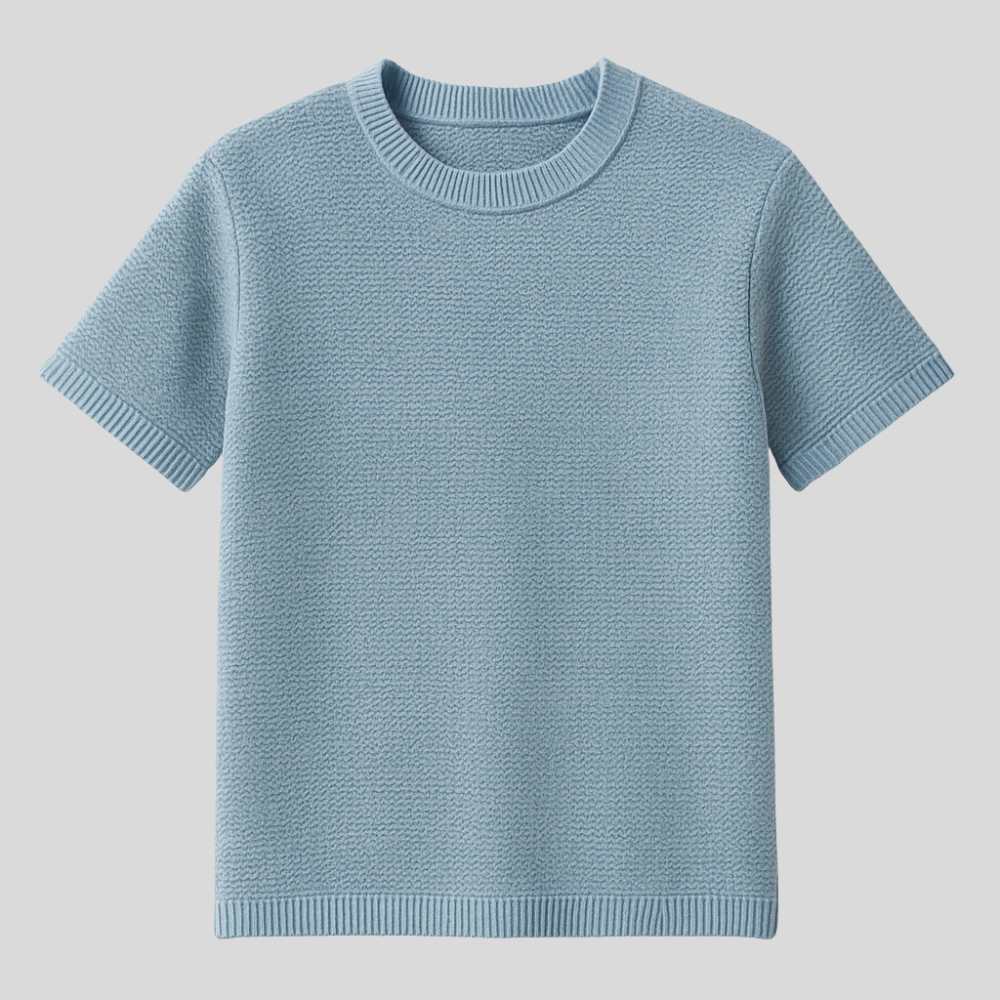 Purl Knitted T-Shirt