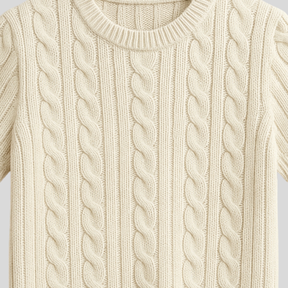 Cable Knit T Shirt