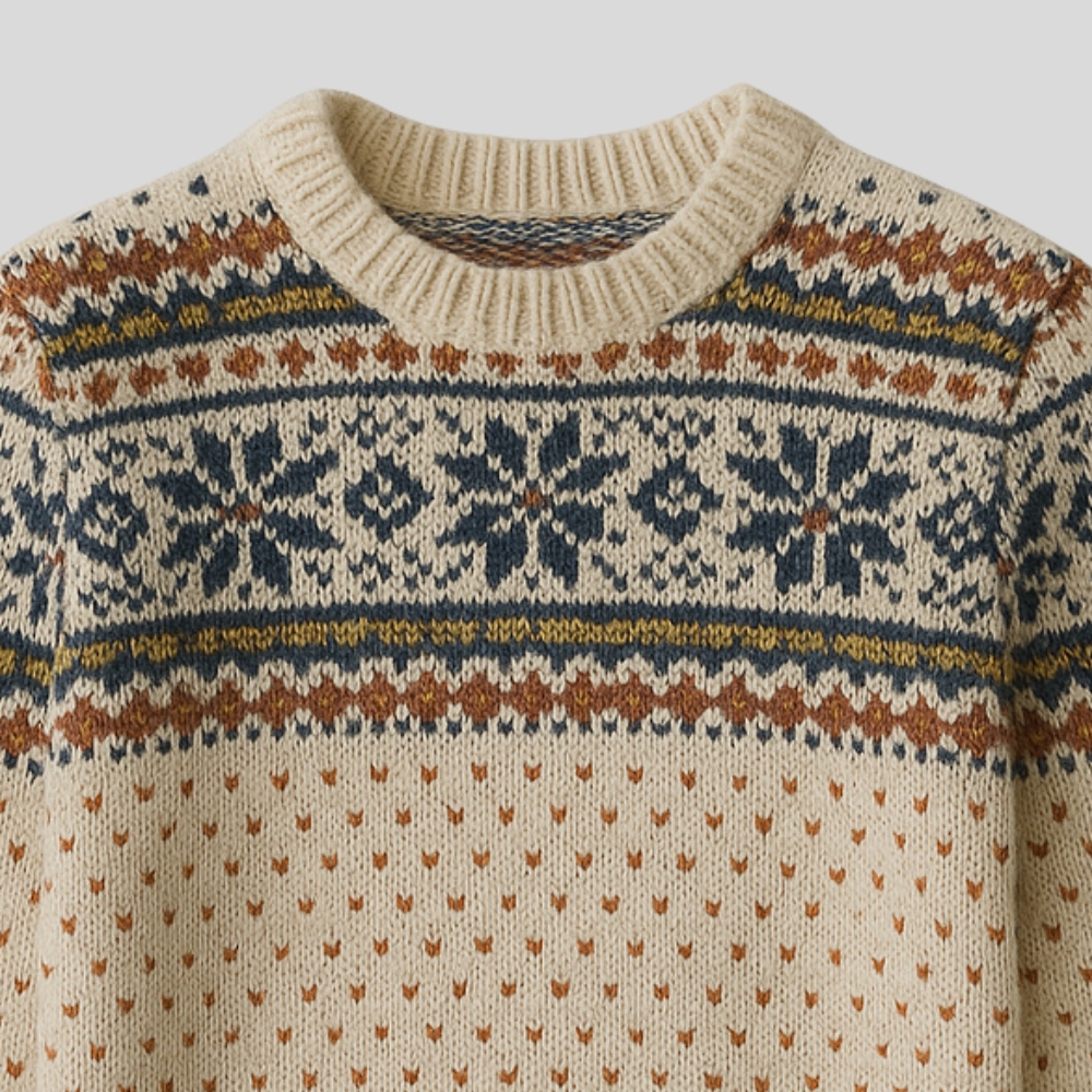 Fair Isle Knit Sweater