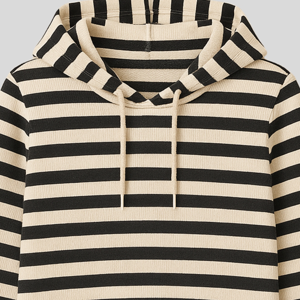 Striped hoodie