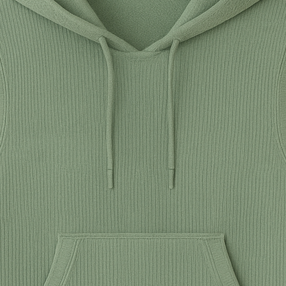 Sleeveless Knit Hoodie