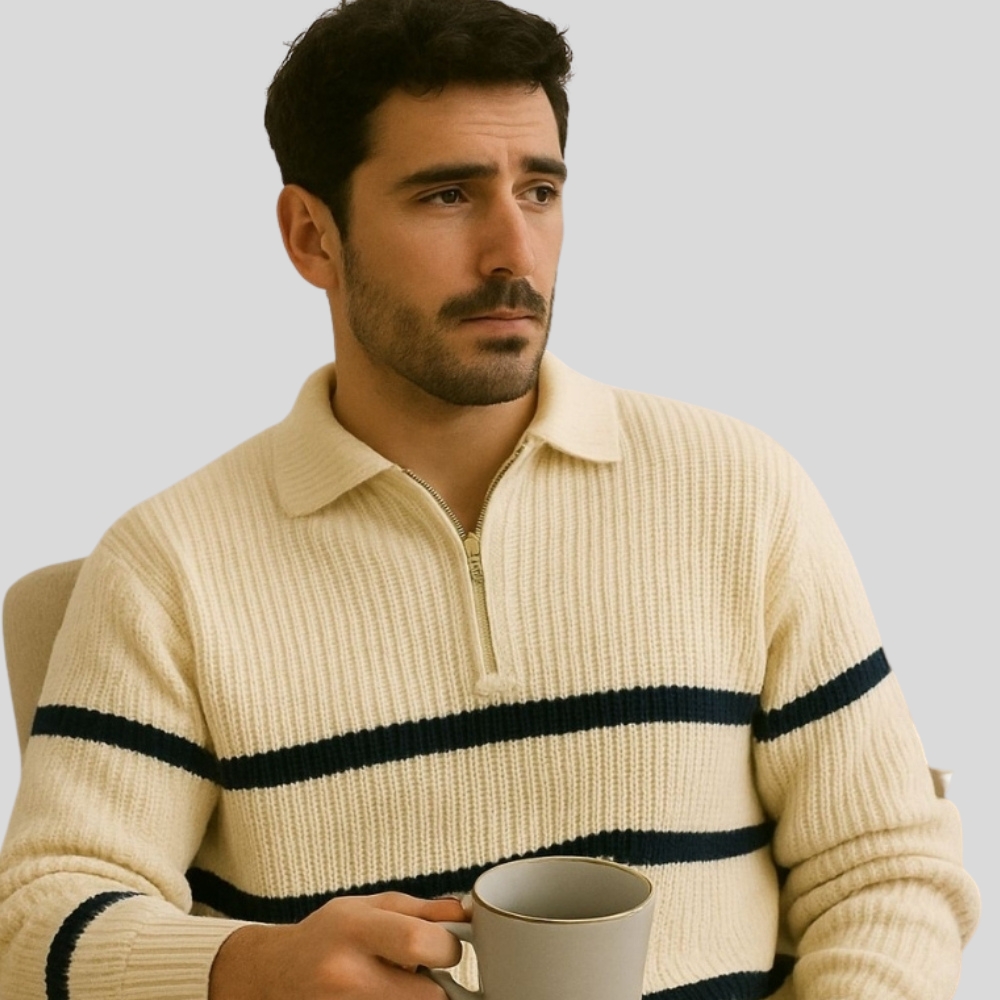 Striped Knit Sweater