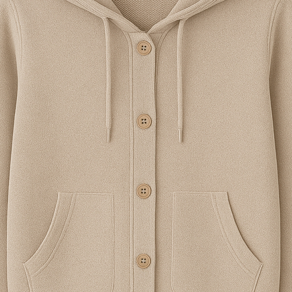 Knit Hoodie Cardigan
