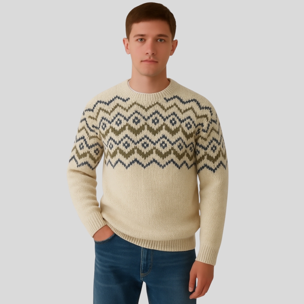 Fair Isle Knit Sweater