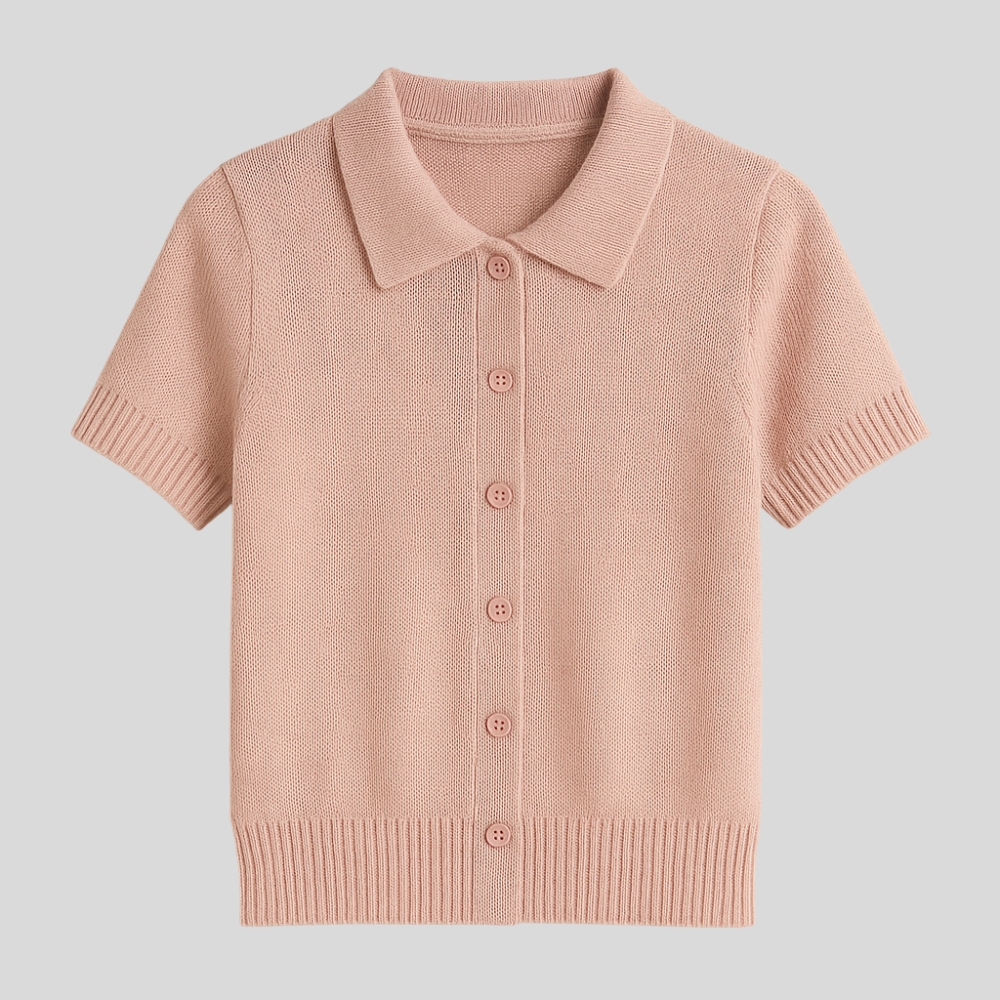 Short Sleeve Knit Tee