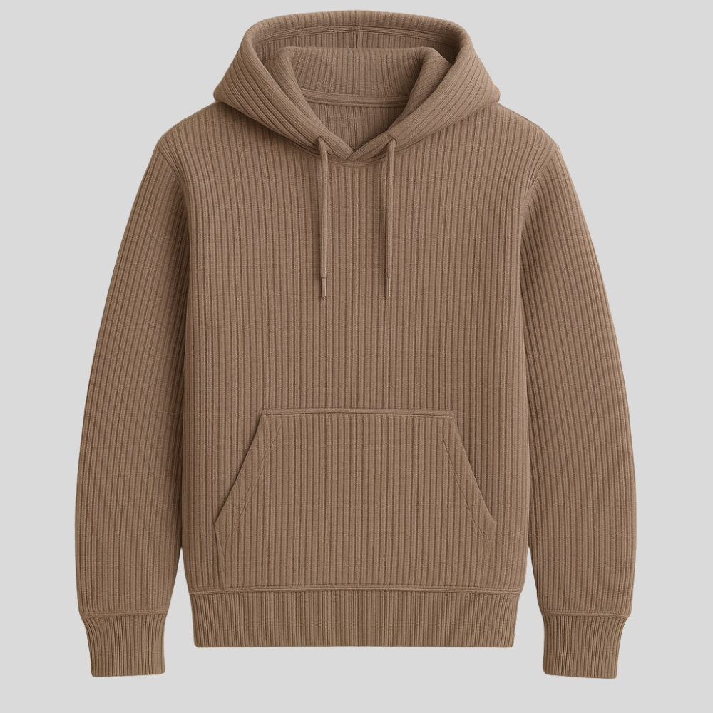 Ribbed Hoodie