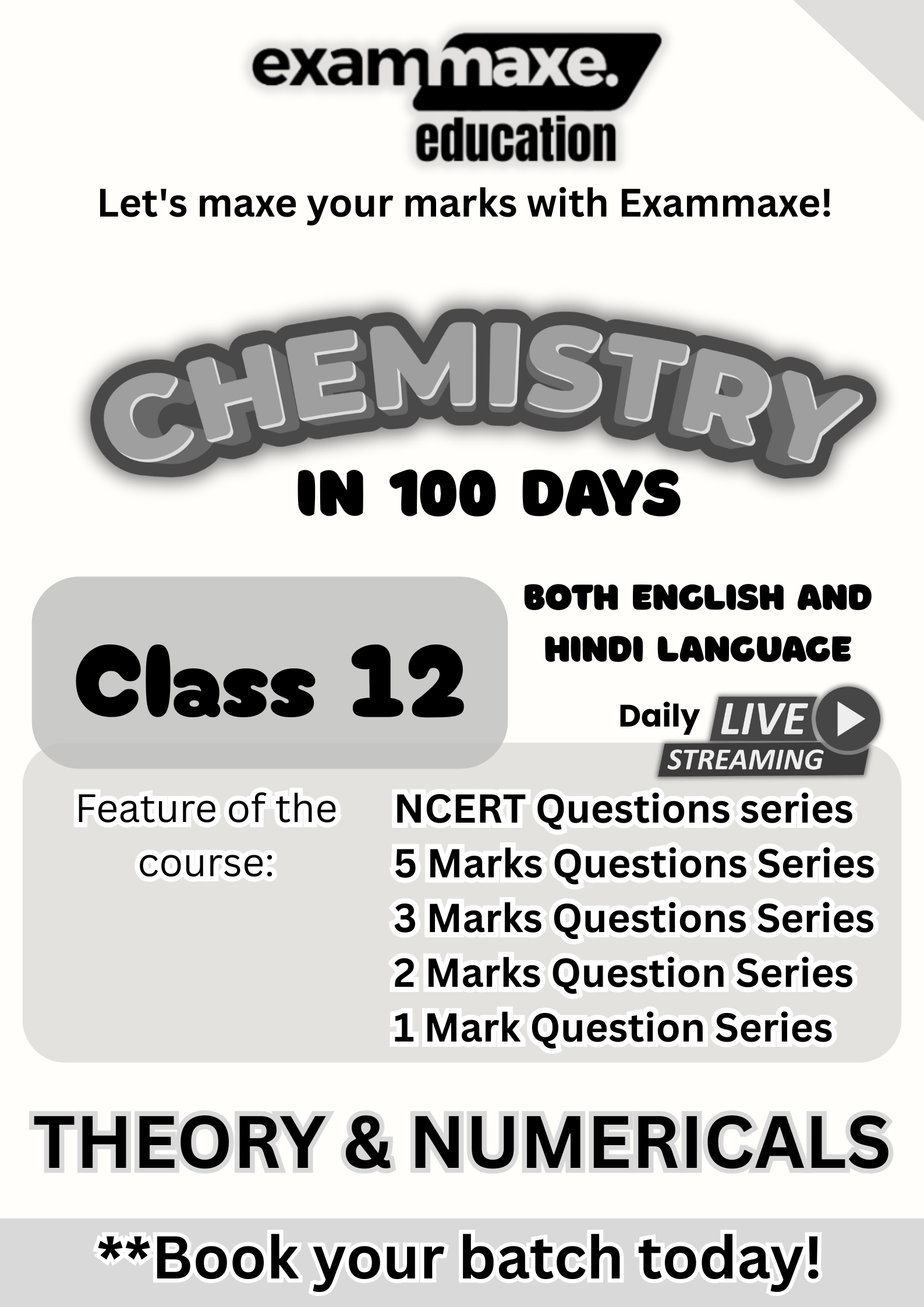 Chemistry in 100 Days - Class 12