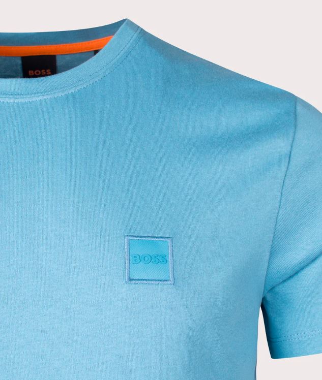 T-shirt BOSS Tales bleu