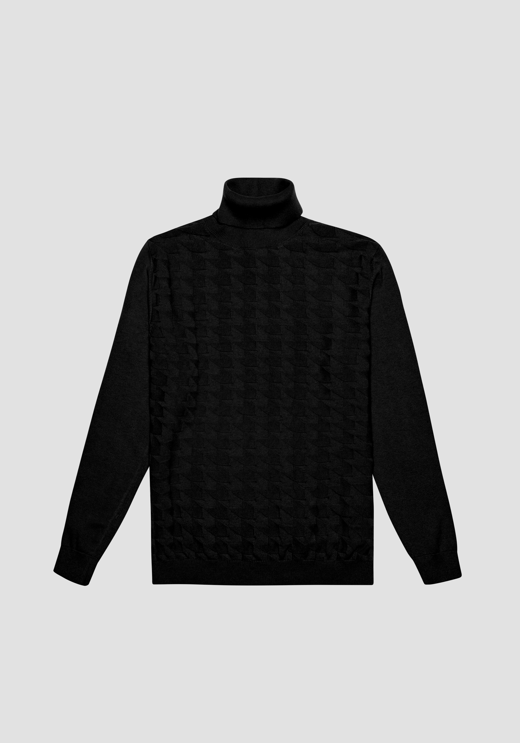 Antony Morato REGULAR FIT TURTLENECK SWEATER IN WARM WORKED COTTON