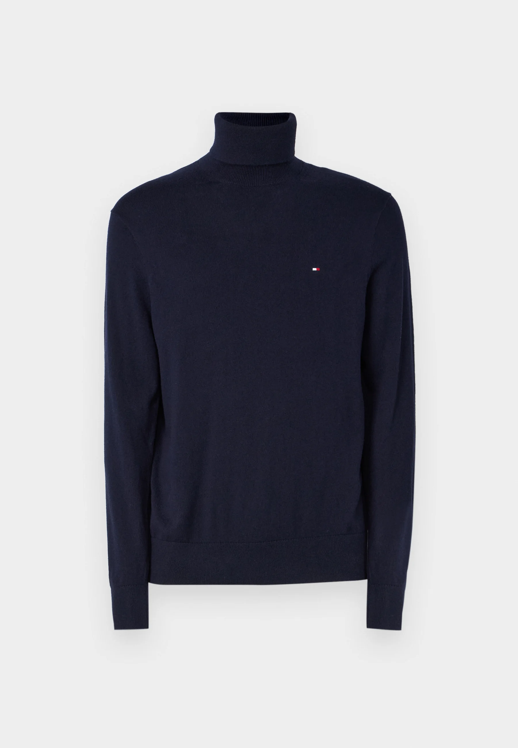 Tommy Hilfiger PIMA ORG CTN CASHMERE ROLL NECK - Pullover - blEU