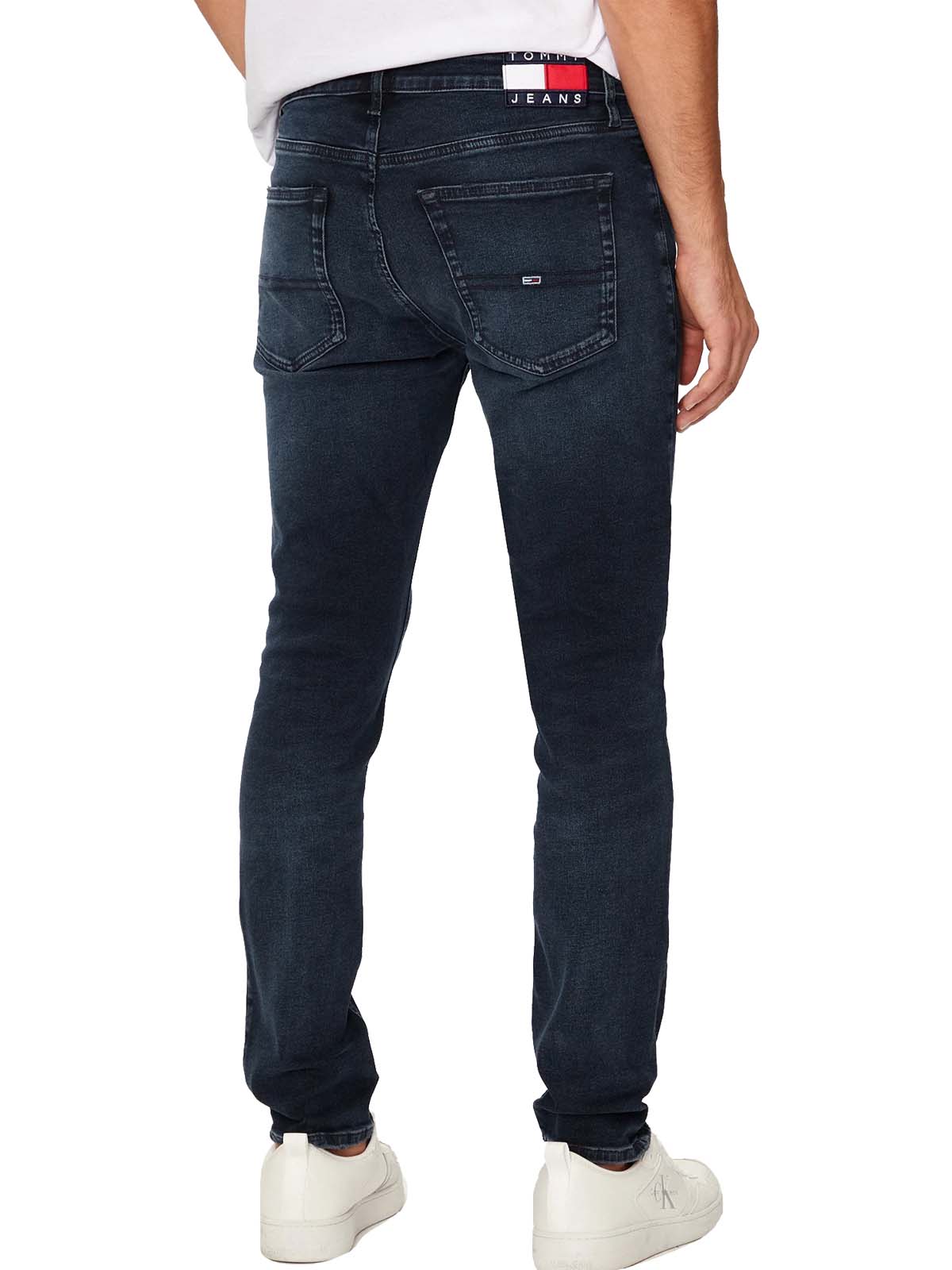 Austin Men's Jeans Pants Elastic with Slim Tapered Fit Blue