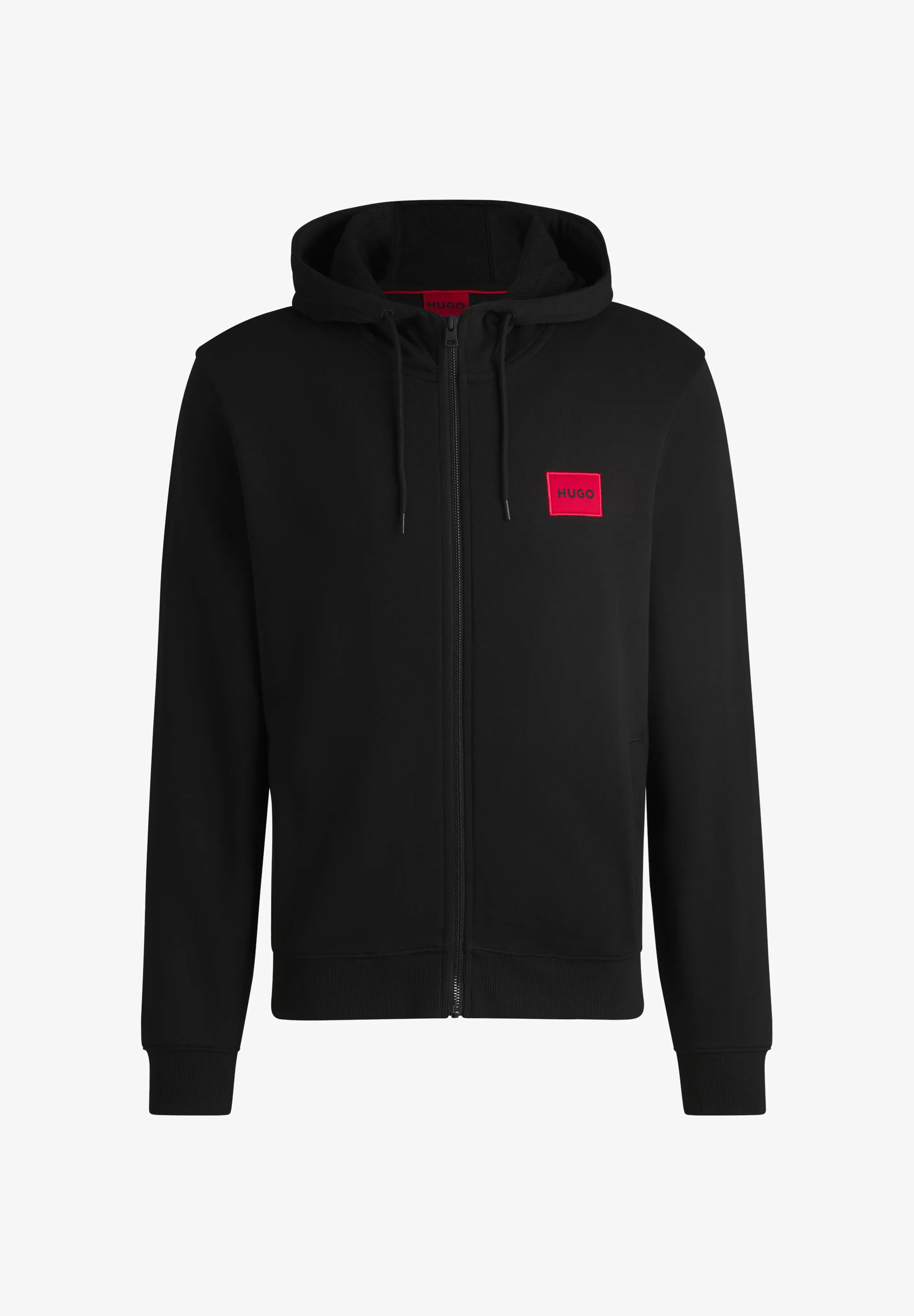 HUGO DAPLE - Zip-up sweatshirt - black