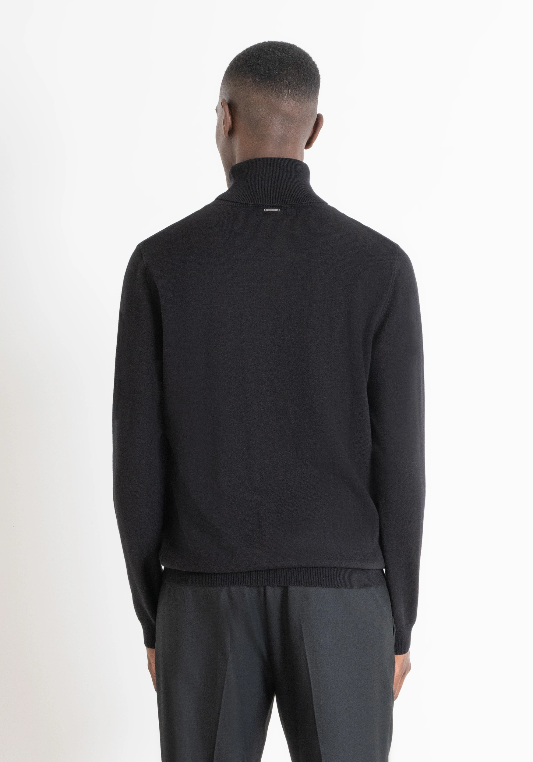 Antony Morato REGULAR FIT TURTLENECK SWEATER IN WARM WORKED COTTON