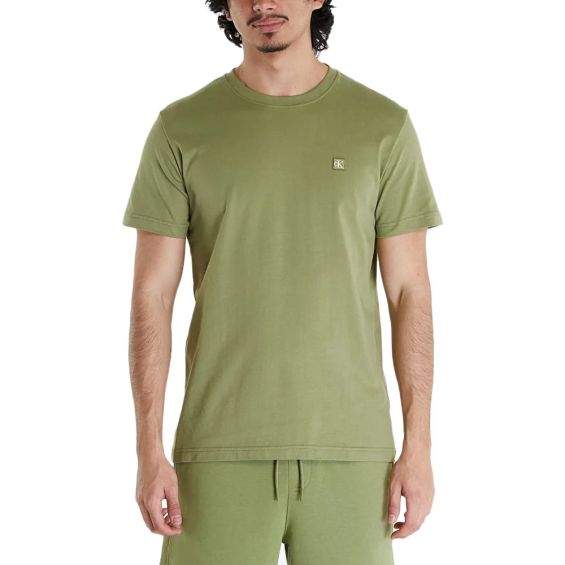 CALVIN KLEIN T-shirt avec badge Embro, genévrier foncé