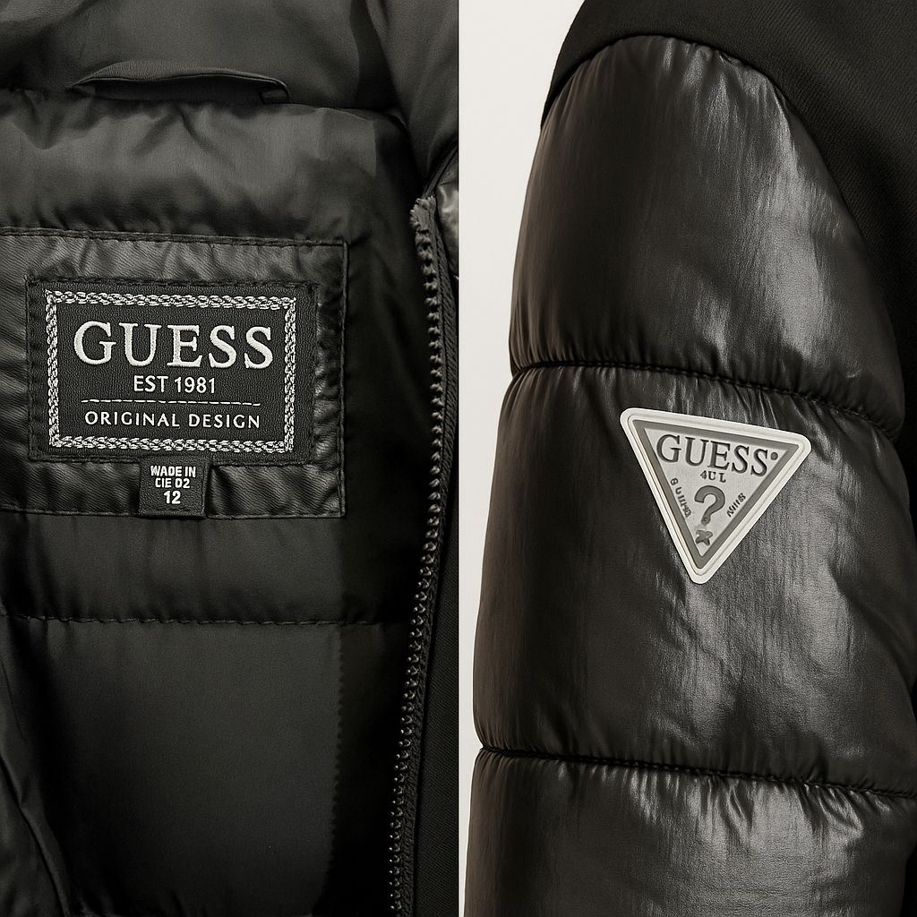 Giubbotto Guess Nero Bambino 12 Anni