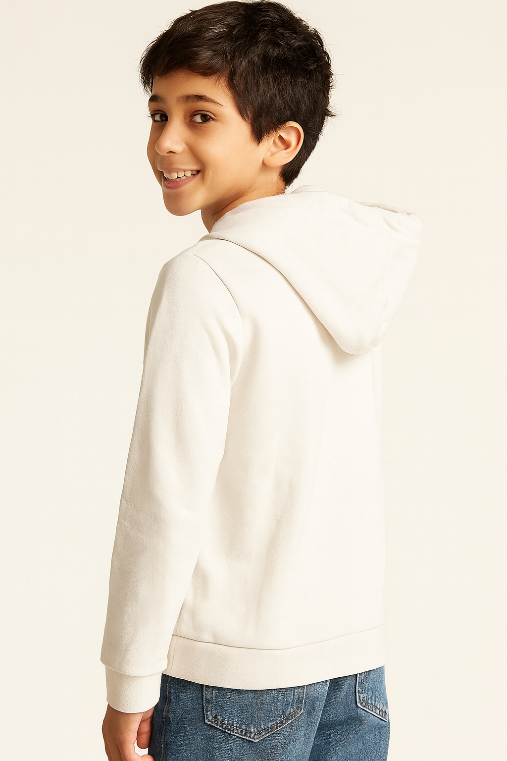 Felpa LAY Bianca con Schizzi – Taglia M (Ragazzo)