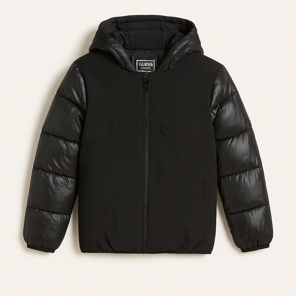 Giubbotto Guess Nero Bambino 12 Anni