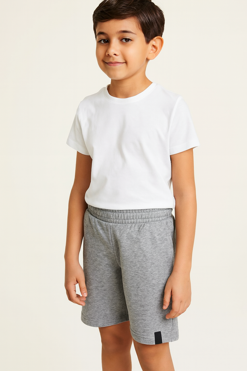 Pantaloncini Grigi Puma ragazzo– Taglio Morbido