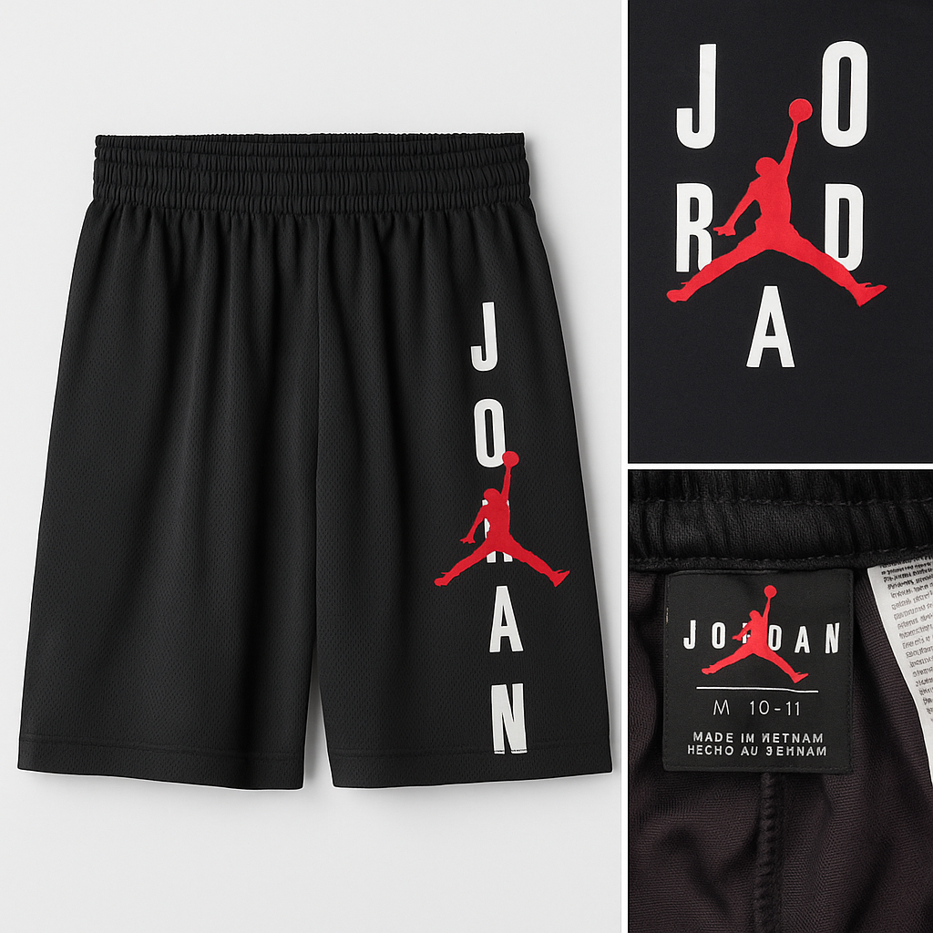 Pantaloncino Jordan Nero Bambino – 10/12 anni