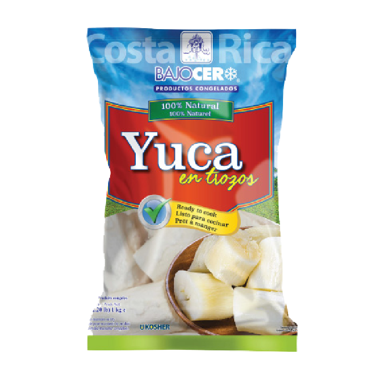 Yuca en trozos congelada 1kg